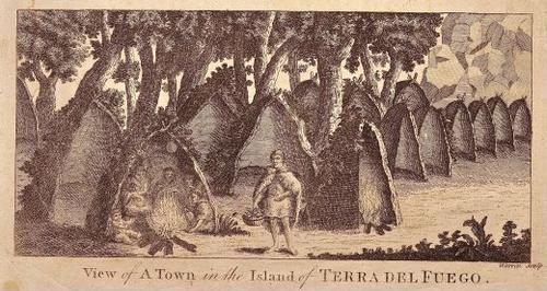 View of A Town in the island of Tierra Del Fuego