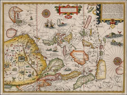 #436.1: Linschoten's Map of Asia