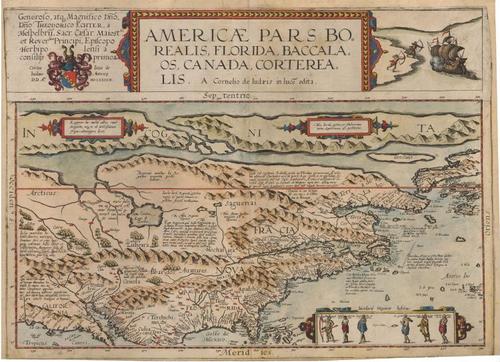 #432: Americæa Pars Borealis, Florida, Baccalaos, Canada, Corterealis&nbsp;