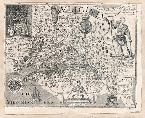 #445: Virginia. Discovered and Discribed by Captain John Smith