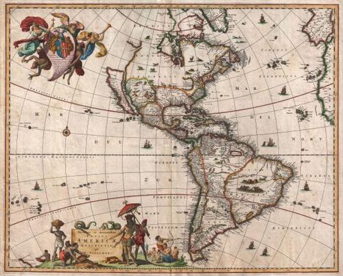 #477: Novissima et accuratissima totius Americae descriptio