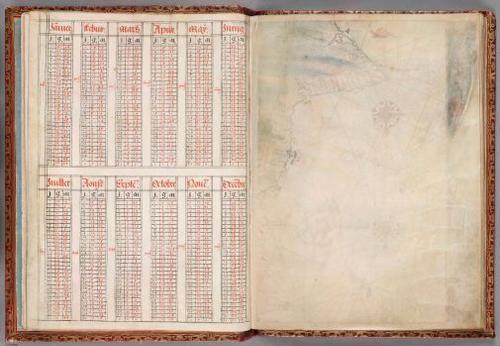 E832 - Vallard - f. 4v-chart 1,f.1r