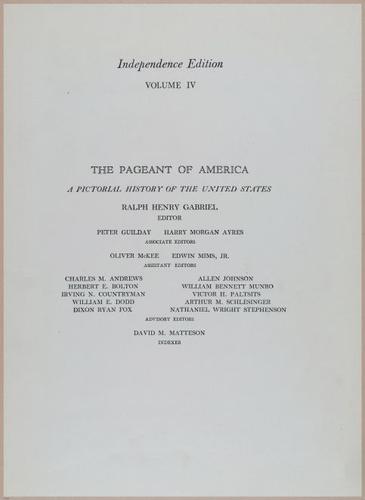 E831 - The Pageant of America, Volume 4 - 1927 - 17371