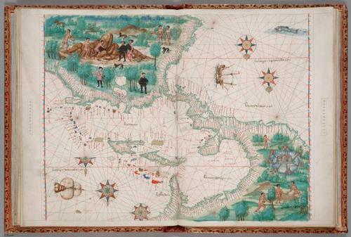 E832 - Vallard - chart 10, West Indies, Mexico, Central America, northern South America