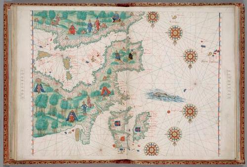 E832 - Vallard - chart 13, Western Europe and northwestern Africa